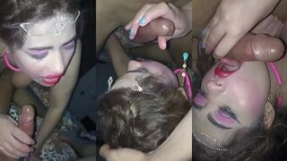 لبوة فاجرة تمص قضيبي الكبير