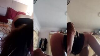 الميلف بتصور بزازها وفتحه طيزها ومش لاقيه راجل يبسطها