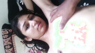 بيعمل مساج خاص بكس أخته الاسمر عشان  توجهت كثير بعد النيك